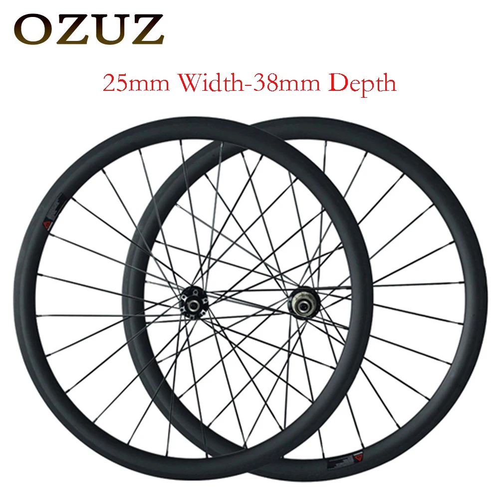OZUZ 25mm Width 3K Matte 700C Cyclocross Bike Wheel 38mm Depth Clincher Disc Brake Hub Carbon Wheels Road Disc Brake Cycle Wheel
OZUZ 25mm Width 3K Matte 700C Cyclocross Bike Wheel 38mm Depth Clincher Disc Brake Hub Carbon Wheels Road Disc Brake Cycle Wheel
