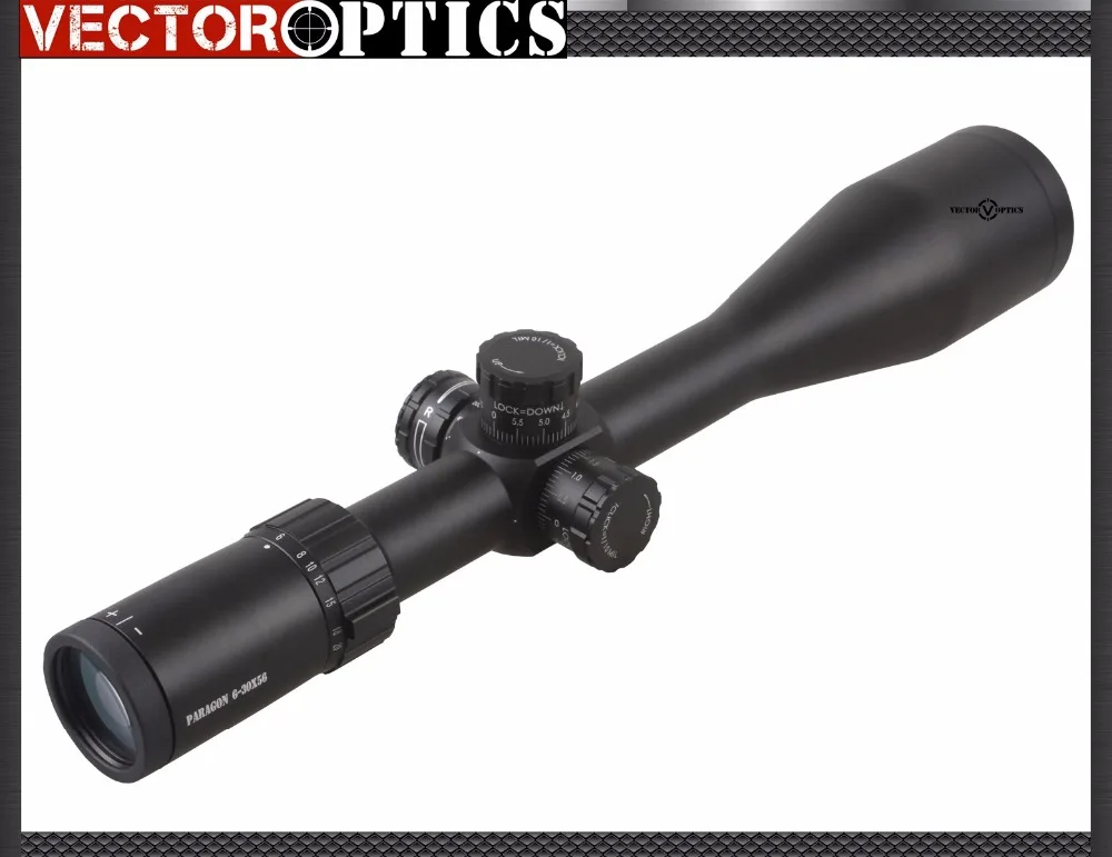 Vector Optics Paragon 6-30x56 Tactical Rifle Scope Long Eye Relief,1/10 MIL Scope Turret Lock 30mm Monotube fit .308 .338
Vector Optics Paragon 6-30x56 Tactical Rifle Scope Long Eye Relief,1/10 MIL Scope Turret Lock 30mm Monotube fit .308 .338