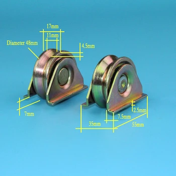 2 Inch Sliding Gate Pulley Outer support groove "V" with 1PCS 6201RS Bearing 4pcs/lot
2 Inch Sliding Gate Pulley Outer support groove "V" with 1PCS 6201RS Bearing 4pcs/lot