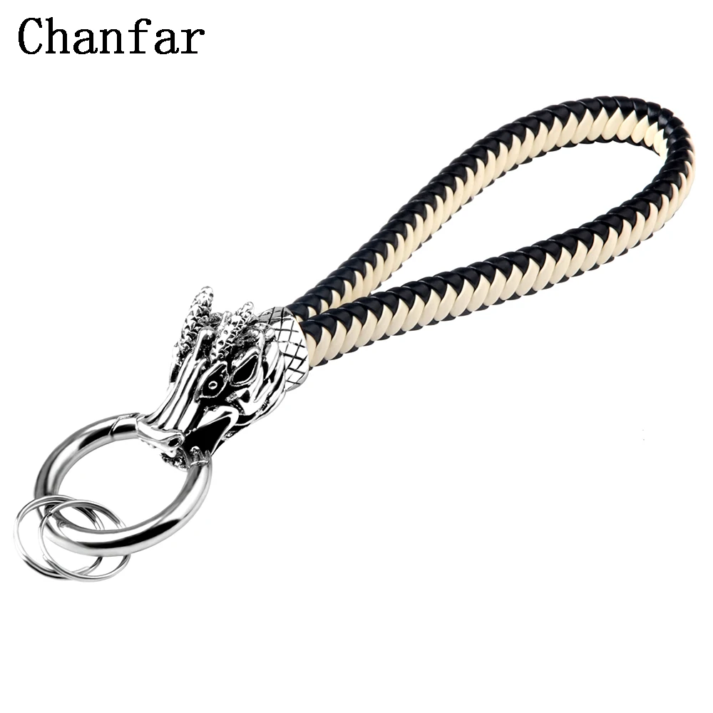 Chanfar Fashion Unisex Braided Leather keychain Metal Animal Head Rope Car Keychain For Women Men Couple Handbag Key Ring
Chanfar Fashion Unisex Braided Leather keychain Metal Animal Head Rope Car Keychain For Women Men Couple Handbag Key Ring