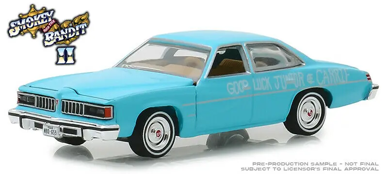 GreenLight 1:64 1977 Pon tiac LeMans свадьба автомобиль из сплава игрушечный игрушки для детей