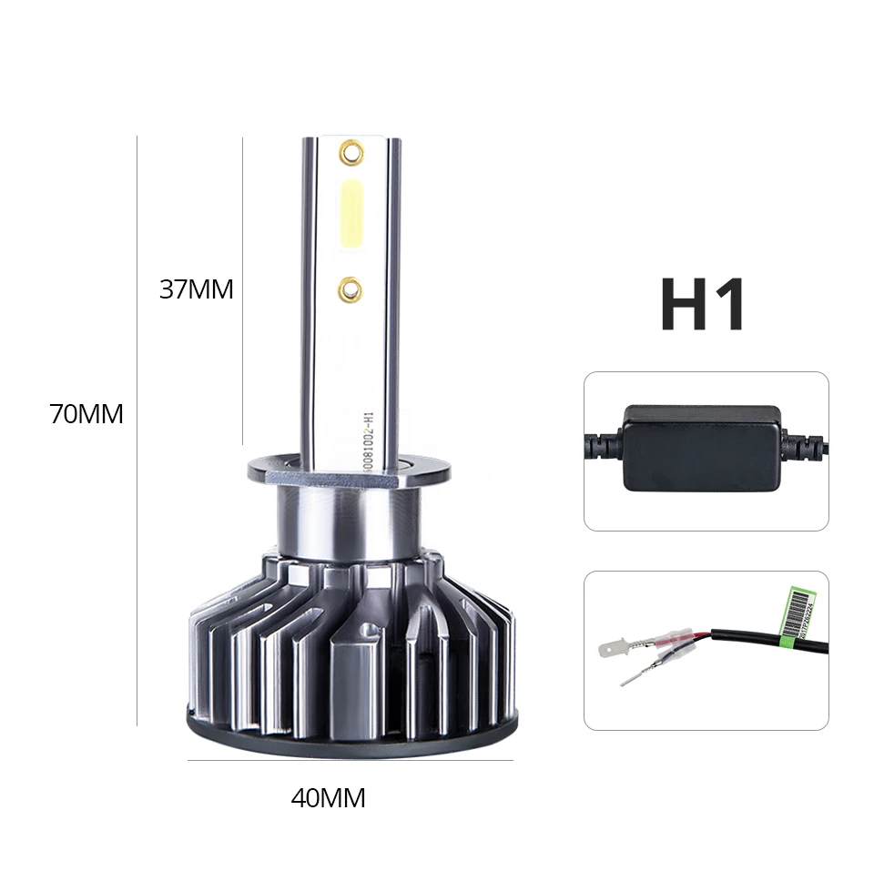 Foxcncar LED H7 3000K 4300K 6500K 8000K H4 LED Car Headlight canbus mini DOB 12V 10000LM 72W H1 H11 H8 9005 HB3 HB4 9006 9012 (16)