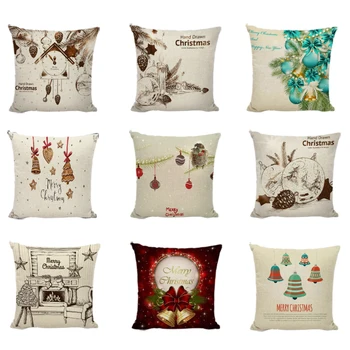 The New Christmas Cushion Cover 45*45Cm Socks Bells Five-Pointed Star Linen Pillowcase Hotel Room Home Sofa Chair Decoration
The New Christmas Cushion Cover 45*45Cm Socks Bells Five-Pointed Star Linen Pillowcase Hotel Room Home Sofa Chair Decoration