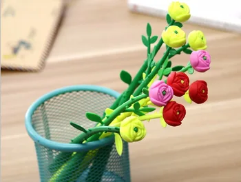cute flowers Silica gel ink pen cartoon stationery prize kawaii stydent pen office writing sign pen black neutral pen 48pc/lot
cute flowers Silica gel ink pen cartoon stationery prize kawaii stydent pen office writing sign pen black neutral pen 48pc/lot