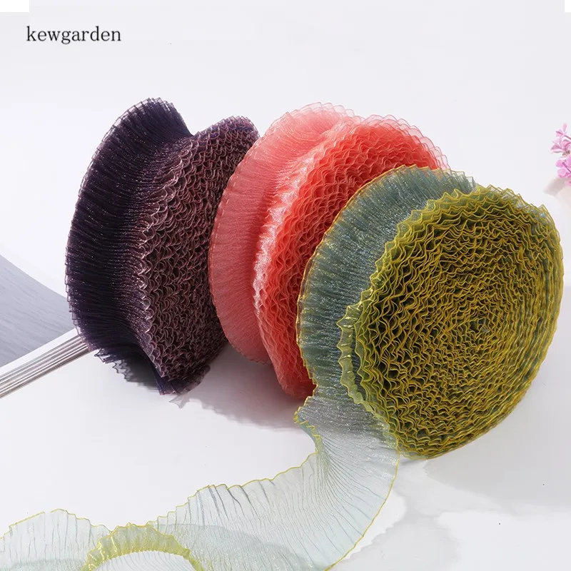 Kewgarden Wholesale 2-1/2" 60mm Pearl Pleated Yarn Satin Ribbons Handmade Tape DIY Bowknot Ribbon Packing Riband 30 Yards /Roll
Kewgarden Wholesale 2-1/2" 60mm Pearl Pleated Yarn Satin Ribbons Handmade Tape DIY Bowknot Ribbon Packing Riband 30 Yards /Roll