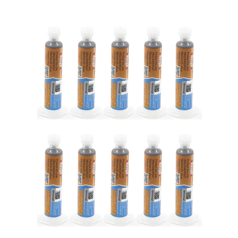 MECHANIC XG Z40 10 шт./лот Sn63/Pb37 25 45um температура плавления 183 Оловянная паяльная паста