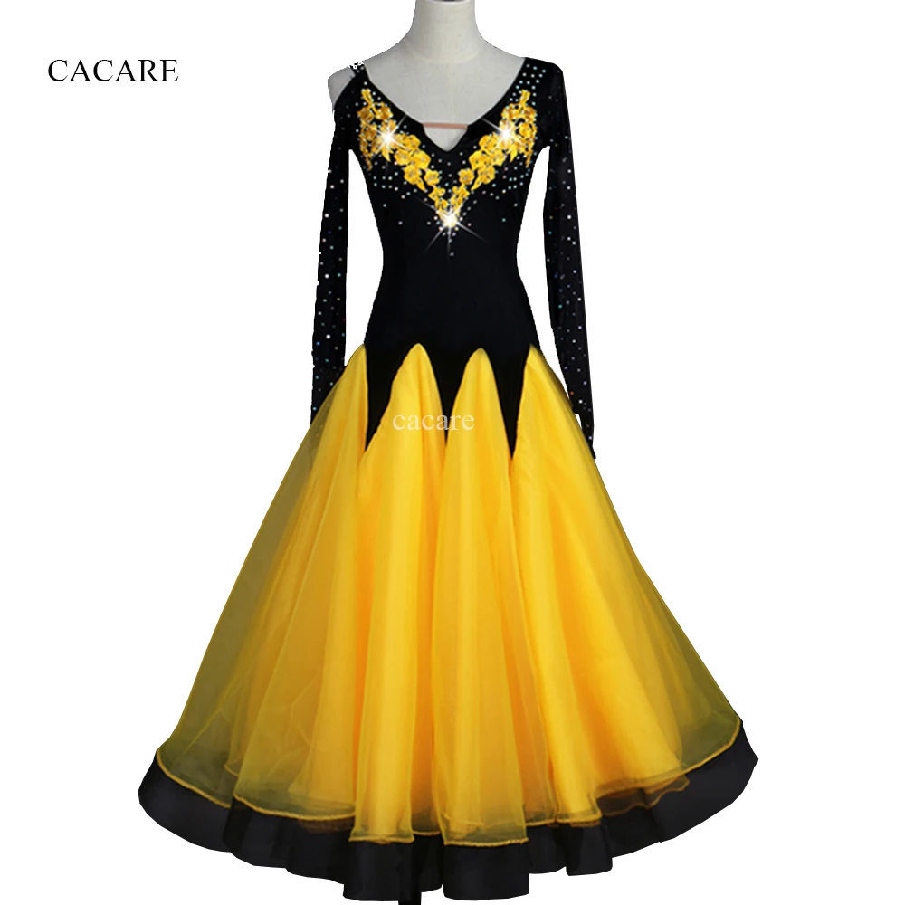 CACARE Ballroom Dance Formal Dresses Long Woman Clothing Female Standard Dance Wear Costume Waltz Dress Modern D0331 Customize
CACARE Ballroom Dance Formal Dresses Long Woman Clothing Female Standard Dance Wear Costume Waltz Dress Modern D0331 Customize