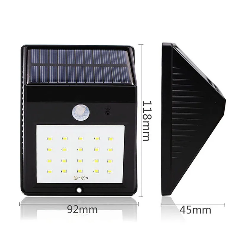 Simple Solar Wall Lamp Lights (16)
