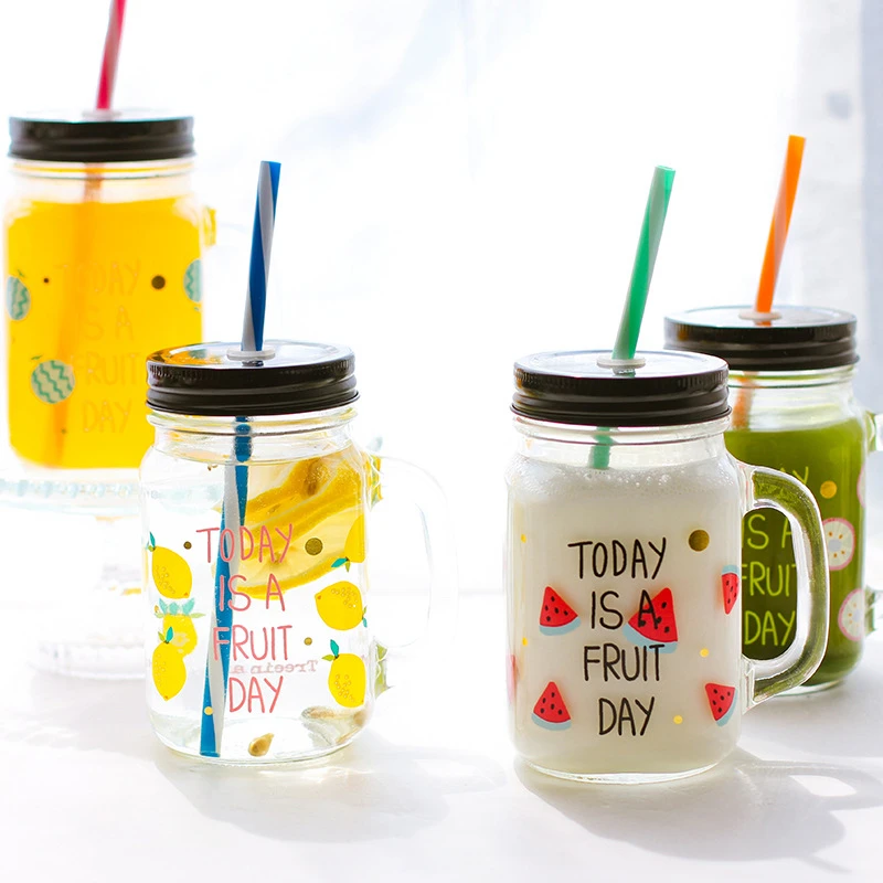 450ML Cute Creative Fruit Glass Water Bottle Tea Milk Coffee High Quality shaker Gift Summer Juice Bottle New Four kinds Style
450ML Cute Creative Fruit Glass Water Bottle Tea Milk Coffee High Quality shaker Gift Summer Juice Bottle New Four kinds Style