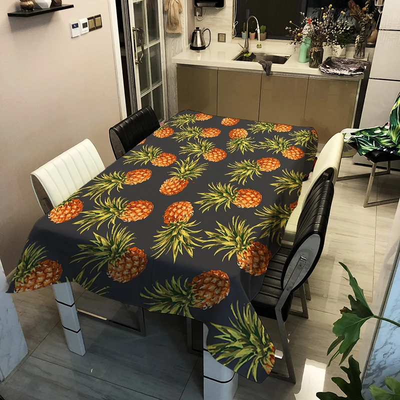 3d Tablecloth Digital Printing Pineapple Pattern Polyester Waterproof Table Cloth for Wedding Party Table Cover
3d Tablecloth Digital Printing Pineapple Pattern Polyester Waterproof Table Cloth for Wedding Party Table Cover