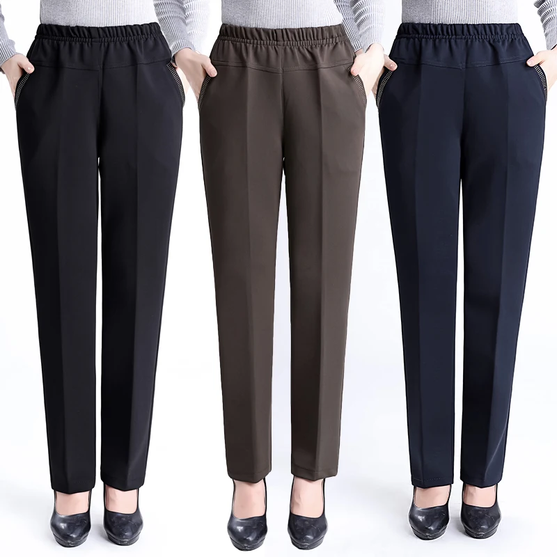 2019 Large Size 6XL Spring Autumn Middle Aged Women Pants Slim High Waist Casual Loose Straight Pants Female Trousers
2019 Large Size 6XL Spring Autumn Middle Aged Women Pants Slim High Waist Casual Loose Straight Pants Female Trousers