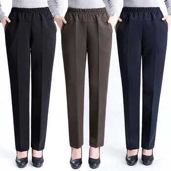 2019 Large Size 6XL Spring Autumn Middle Aged Women Pants Slim High Waist Casual Loose Straight Pants Female Trousers
2019 Large Size 6XL Spring Autumn Middle Aged Women Pants Slim High Waist Casual Loose Straight Pants Female Trousers