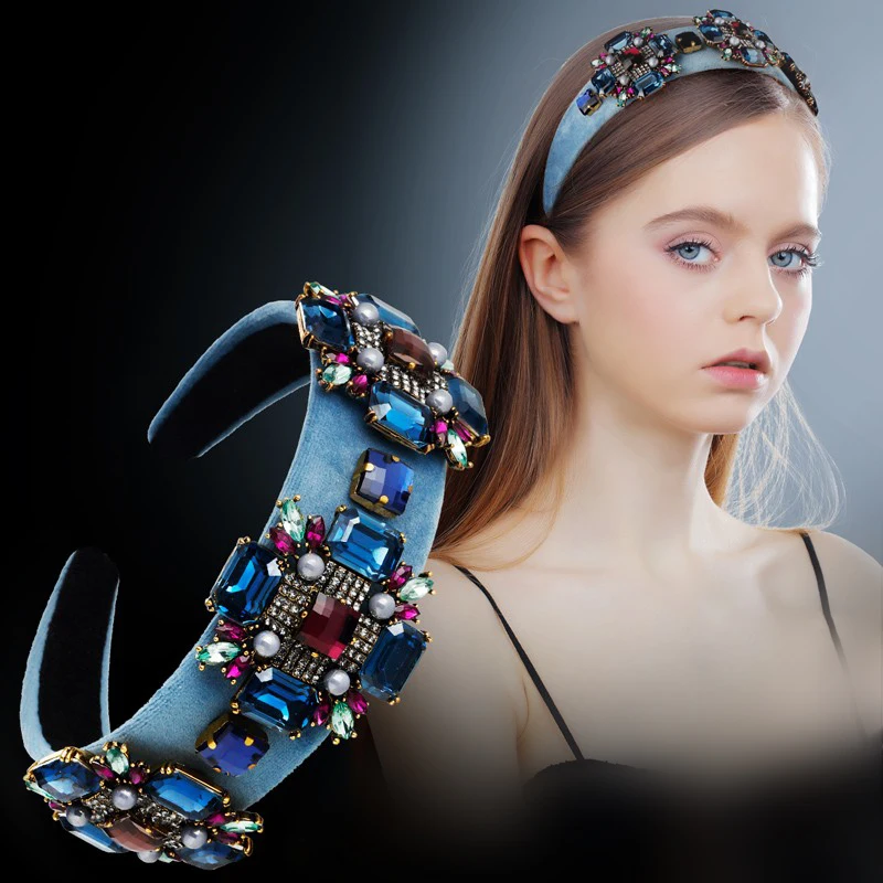 2019 New Fashion Vintage Baroque Headband Crystal Rhinestone Hairbands Women Headband Hair Accessories For Girl Wedding Party
2019 New Fashion Vintage Baroque Headband Crystal Rhinestone Hairbands Women Headband Hair Accessories For Girl Wedding Party