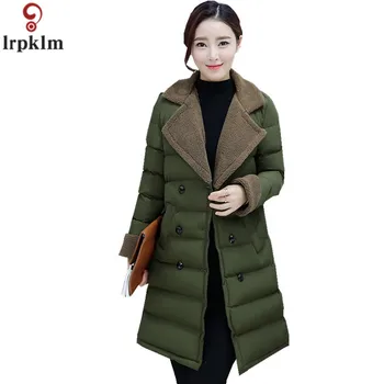 Winter Ladies Cotton Jacket 2017 Large Size High Quality Ladies Cotton Long-Sleeved Double Breasted Ms. down jacket Parkas 673
Winter Ladies Cotton Jacket 2017 Large Size High Quality Ladies Cotton Long-Sleeved Double Breasted Ms. down jacket Parkas 673