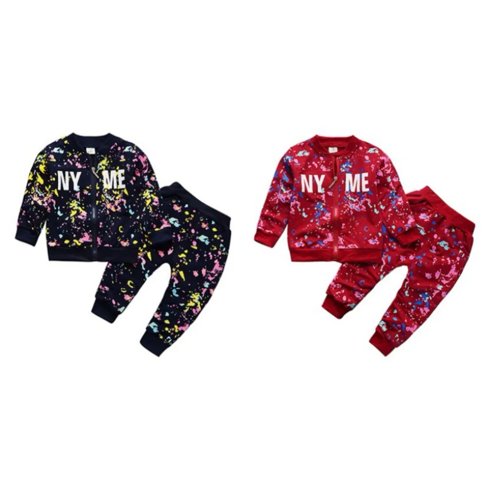 Baby Set Kids Clothing Sets Long Sleeve Colorful T-Shirt+Pants 2018 Autumn Spring Children Sports Suit Boys Clothes
Baby Set Kids Clothing Sets Long Sleeve Colorful T-Shirt+Pants 2018 Autumn Spring Children Sports Suit Boys Clothes