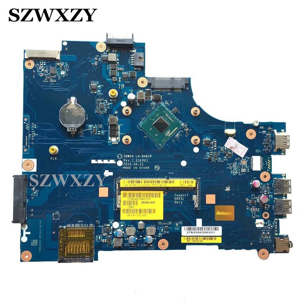 For DELL 15R 3531 Laptop Motherboard ZBW00 LA-B481P CN-0Y3PXH 0Y3PXH N3530 Processor DDR3L Full Tested Free Shipping
For DELL 15R 3531 Laptop Motherboard ZBW00 LA-B481P CN-0Y3PXH 0Y3PXH N3530 Processor DDR3L Full Tested Free Shipping