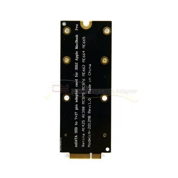 10PCS/mSATA SSD to 2012 Macbook Pro Retina iMac A1398 MC975 MC976 17+7pin SSD Convertor Card Adapter
10PCS/mSATA SSD to 2012 Macbook Pro Retina iMac A1398 MC975 MC976 17+7pin SSD Convertor Card Adapter