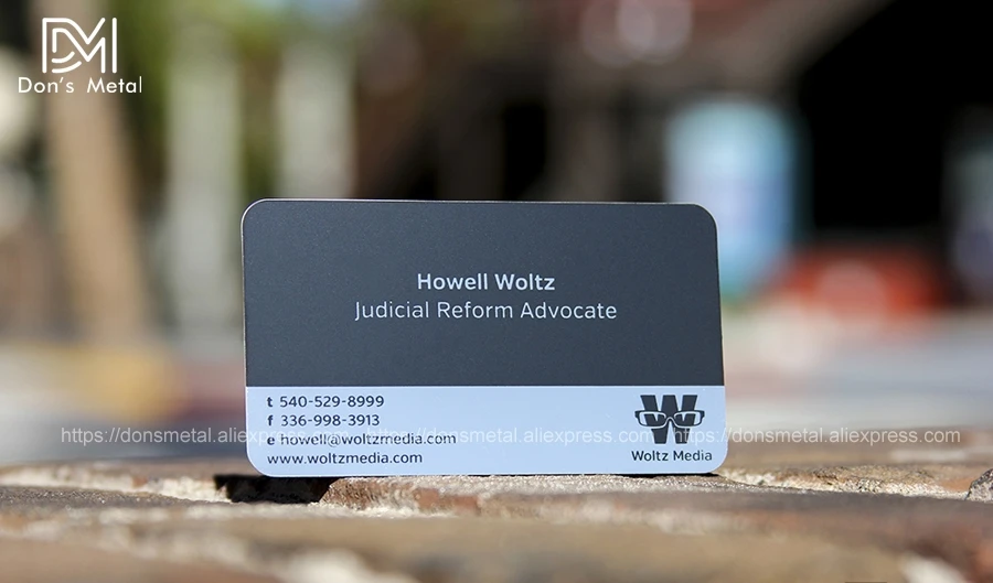 Personalized stainless steel business card high-grade metal membership card hollow metal business card customized