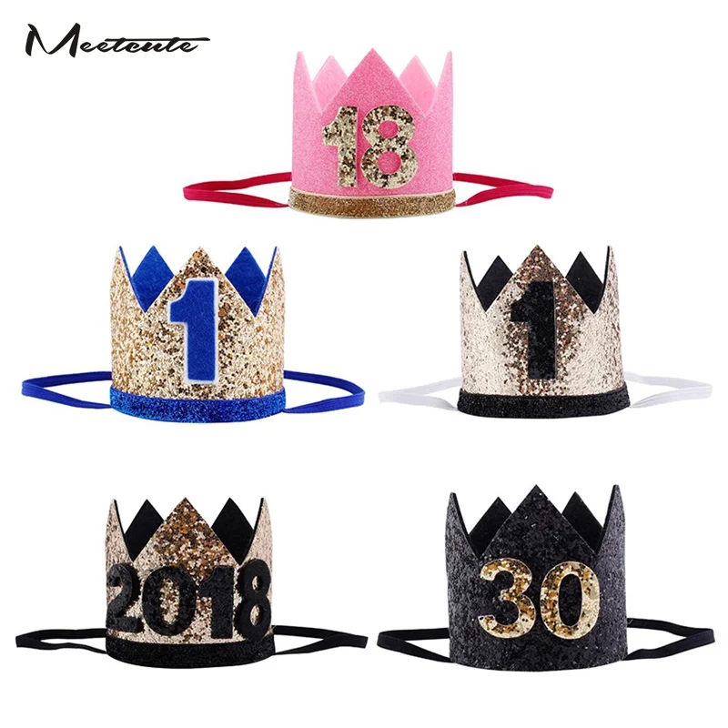 Meetcute 2018 New Birthday Hat Party Priness Crown Beauty Girl Boy Number Hats Glitter Birthday Queen Headband Brides Crow
Meetcute 2018 New Birthday Hat Party Priness Crown Beauty Girl Boy Number Hats Glitter Birthday Queen Headband Brides Crow