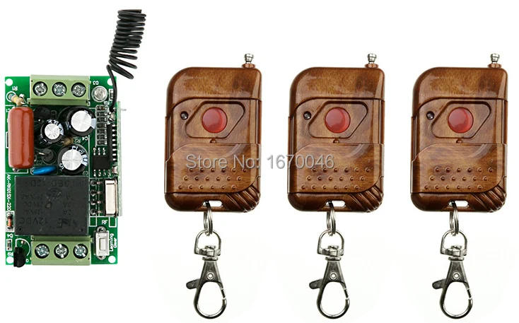 NEW AC220V 1CH 10A Remote Control Light Switch teleswitch Relay Output Radio Receiver Module and Transmitter Learning code
NEW AC220V 1CH 10A Remote Control Light Switch teleswitch Relay Output Radio Receiver Module and Transmitter Learning code