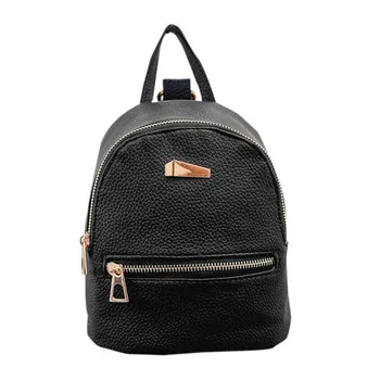 2018 Fashion Women Leather Backpack Solid School Rucksack College Shoulder Satchel Travel Bag Brand Black Women Backpack
2018 Fashion Women Leather Backpack Solid School Rucksack College Shoulder Satchel Travel Bag Brand Black Women Backpack