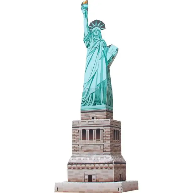 3D paper model Statue of Liberty Miniature architectural model papercraft Educational DIY Toys birthday Gift for Children
3D paper model Statue of Liberty Miniature architectural model papercraft Educational DIY Toys birthday Gift for Children