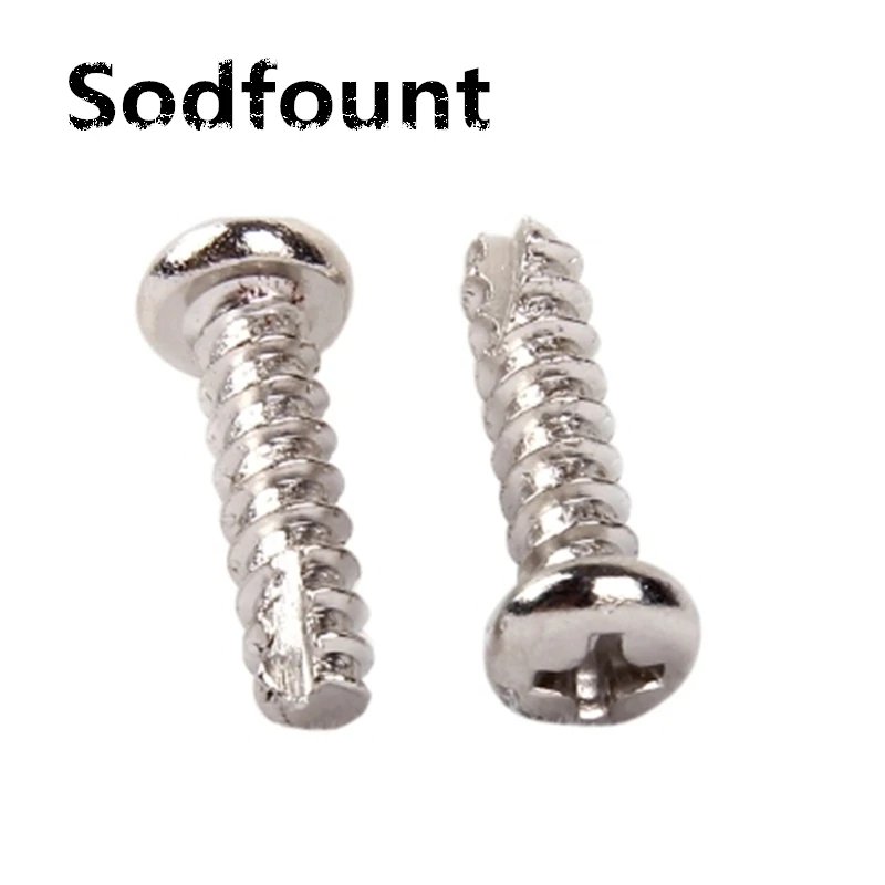 100pcs Cross round head self-tapping screws M2 M2.3 M2.6 PT iron nickel plated pan head flat tail slot Microelectronic screw
100pcs Cross round head self-tapping screws M2 M2.3 M2.6 PT iron nickel plated pan head flat tail slot Microelectronic screw