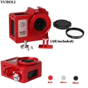 Aluminum Alloy SJ4000 Protective Housing Case Metal Frame Lens Cover UV Filter for SJCAM SJ4000 WIFI SJ6000 SJ7000 H9 Accessory
Aluminum Alloy SJ4000 Protective Housing Case Metal Frame Lens Cover UV Filter for SJCAM SJ4000 WIFI SJ6000 SJ7000 H9 Accessory