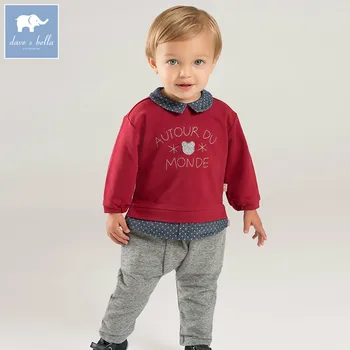 DB8425 dave bella baby autumn clothing sets boys letter print lovely long sleeve suit children high quality outfits
DB8425 dave bella baby autumn clothing sets boys letter print lovely long sleeve suit children high quality outfits