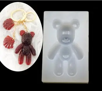 1pcs Cute Bear Shape Silicone Mould DIY handmade Epoxy Resin Mold Necklace Pendant Jewelry Tools accessories party gifts
1pcs Cute Bear Shape Silicone Mould DIY handmade Epoxy Resin Mold Necklace Pendant Jewelry Tools accessories party gifts