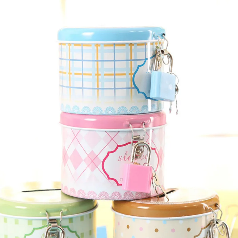 Creative Cartoon Korean Version of Tinplate Piggy Bank Round Money Box Piggy Bank with Lock Kindergarten Children'S Holiday Gift
Creative Cartoon Korean Version of Tinplate Piggy Bank Round Money Box Piggy Bank with Lock Kindergarten Children'S Holiday Gift