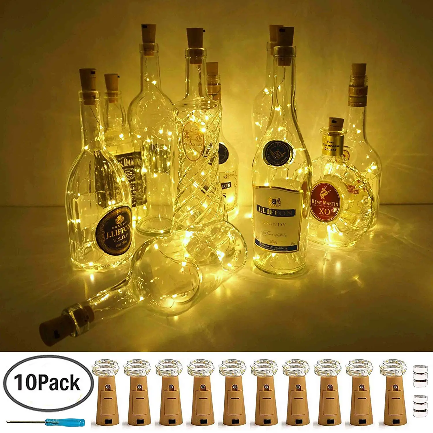 10Pcs/lot Wine Bottle Lights 75CM 1M 2M LED Cork Shaped Starry String Lights Christmas Valentines Wedding Party Decoration light
10Pcs/lot Wine Bottle Lights 75CM 1M 2M LED Cork Shaped Starry String Lights Christmas Valentines Wedding Party Decoration light