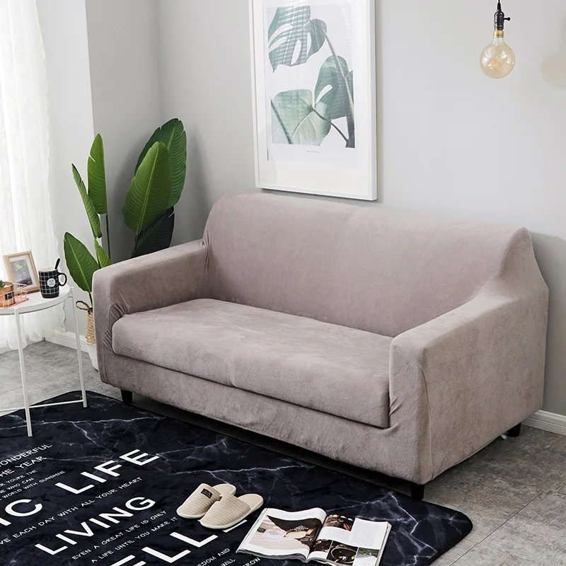 TUEDIO Plush Sofa Cover 1pcs Velvet Solid Cover All-inclusive Sofa Elastic Fabric Couch Cover Grey Thick Slipcover Home Decor
TUEDIO Plush Sofa Cover 1pcs Velvet Solid Cover All-inclusive Sofa Elastic Fabric Couch Cover Grey Thick Slipcover Home Decor