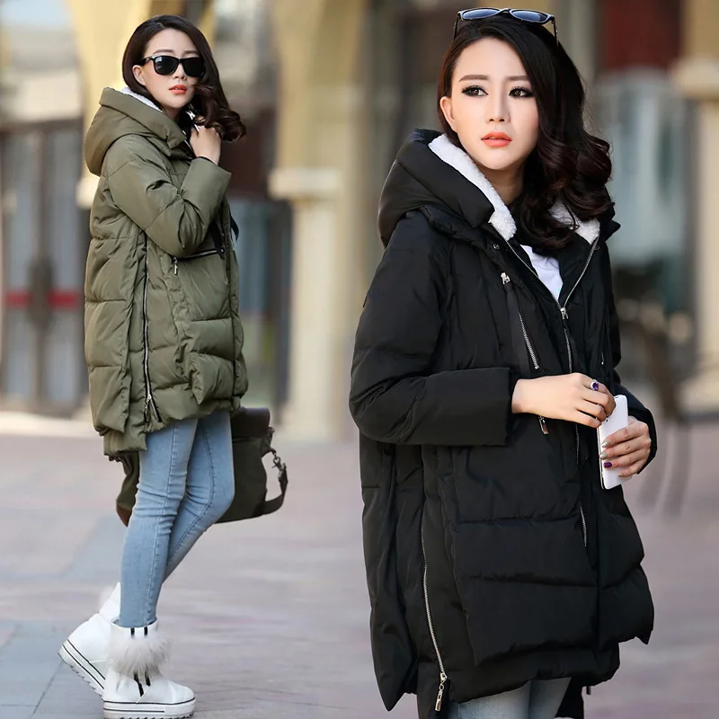 Maternity Winter Cotton Coat Plus Size S-5XL Zipper Big Pocket Pregnant Women Army Green Outwear Jackets Hooded Thicken Coats
Maternity Winter Cotton Coat Plus Size S-5XL Zipper Big Pocket Pregnant Women Army Green Outwear Jackets Hooded Thicken Coats