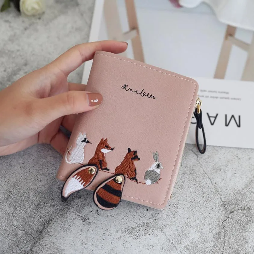 Fashion Women Wallet 2018 New Popular Lovely Cartoon Animals Small Coin Zipper Purse Card Package Fashion Temperament Purse
Fashion Women Wallet 2018 New Popular Lovely Cartoon Animals Small Coin Zipper Purse Card Package Fashion Temperament Purse