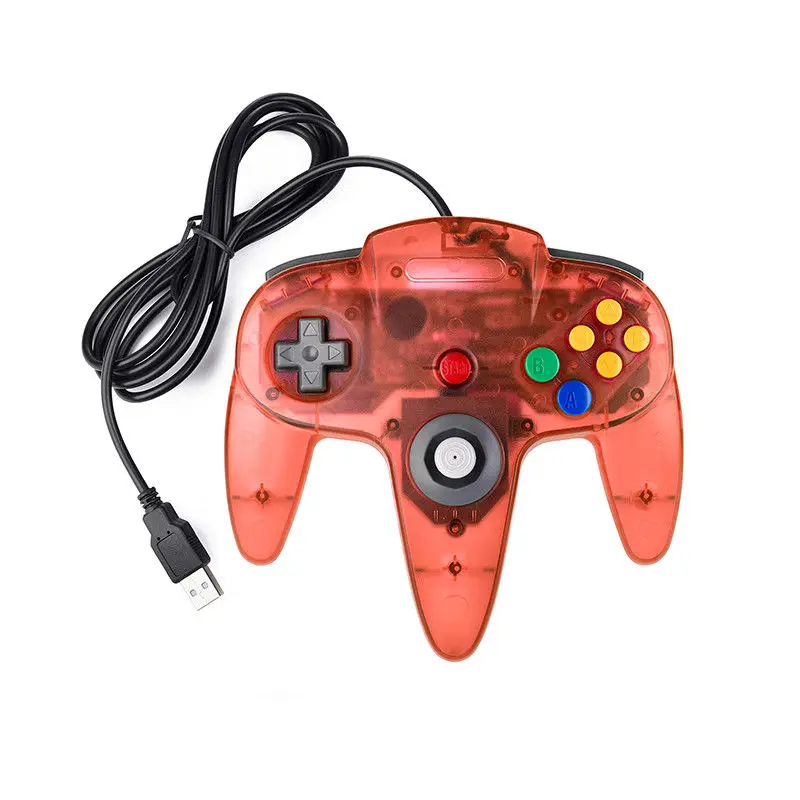Wired USB Controller For Retro N64 Game Wired Gamepad Joypad Joystick For N64 64 For PC Mac Game Accessory
Wired USB Controller For Retro N64 Game Wired Gamepad Joypad Joystick For N64 64 For PC Mac Game Accessory