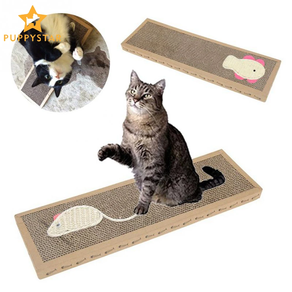 Corrugated Paper Catnip Cat Scratcher Fish Mice Animal Toys Scratch Board Mat Pad Kitten Cat Scratching Game Pet Supplies YT0014
Corrugated Paper Catnip Cat Scratcher Fish Mice Animal Toys Scratch Board Mat Pad Kitten Cat Scratching Game Pet Supplies YT0014