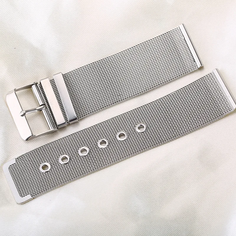 12/14/16/18/20/22 mm 24mm Fashion Milanese Bracelets Stainless Steel Watchband Wrist Watch Band Silver Strap Watch Accessories
12/14/16/18/20/22 mm 24mm Fashion Milanese Bracelets Stainless Steel Watchband Wrist Watch Band Silver Strap Watch Accessories