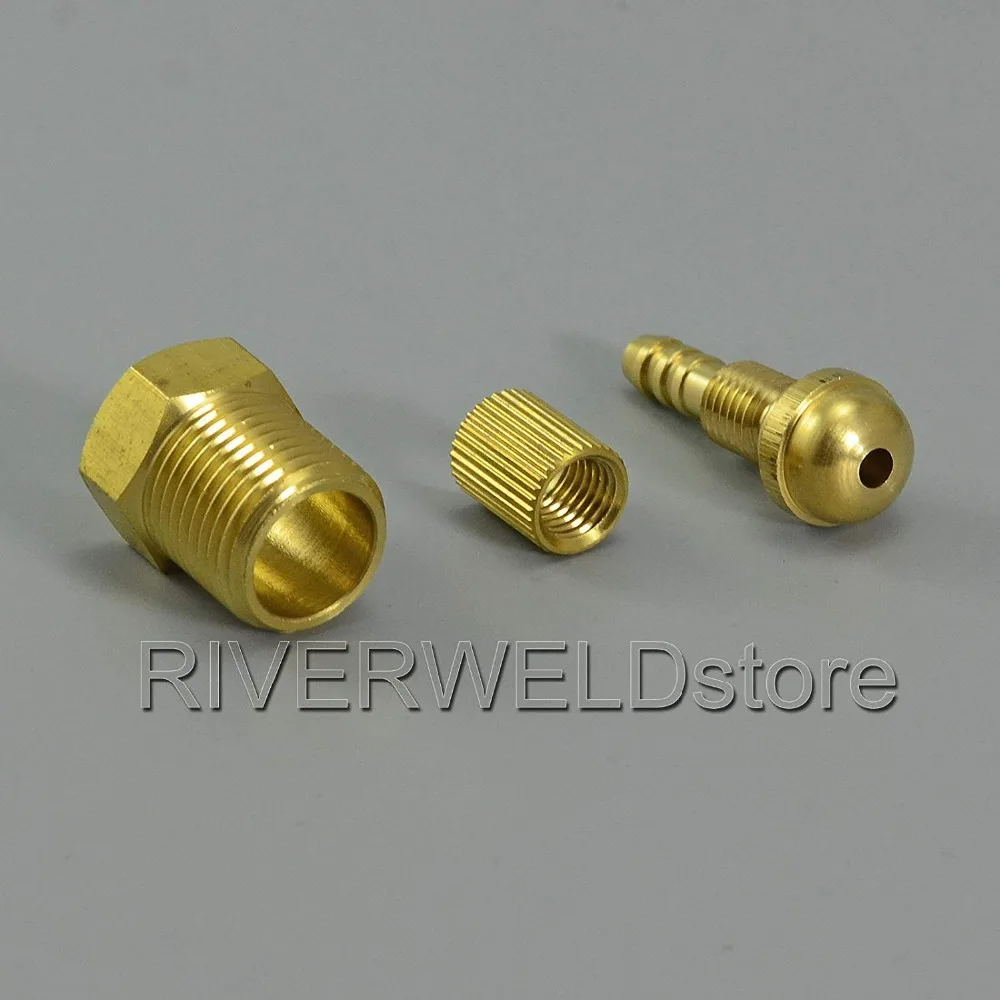 Miller Gas Quick Fitting Hose Connector 5/8-18'' RH FIT Plasma Cutter And TIG Welding Torch
Miller Gas Quick Fitting Hose Connector 5/8-18'' RH FIT Plasma Cutter And TIG Welding Torch