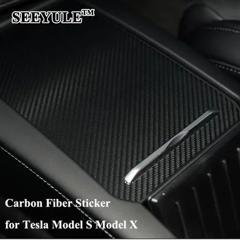 1pc SEEYULE Carbon Fiber Center Console Box Sticker Armrest Cover for Tesla Model S Model X Car styling Decal anti-Scratch decor
1pc SEEYULE Carbon Fiber Center Console Box Sticker Armrest Cover for Tesla Model S Model X Car styling Decal anti-Scratch decor