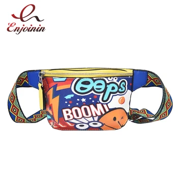 Cute cartoon print fashion girl's pocket Pu Leather Fanny Pack Waist Bag For Women Belt Bag Shoulder Bag Ladies Bolsa 4 Colors
Cute cartoon print fashion girl's pocket Pu Leather Fanny Pack Waist Bag For Women Belt Bag Shoulder Bag Ladies Bolsa 4 Colors