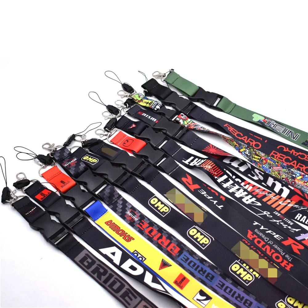 JDM Style Racing Lanyard Key Mobile ID Card Hanging Strap Refitting neck lanyards for keys
JDM Style Racing Lanyard Key Mobile ID Card Hanging Strap Refitting neck lanyards for keys