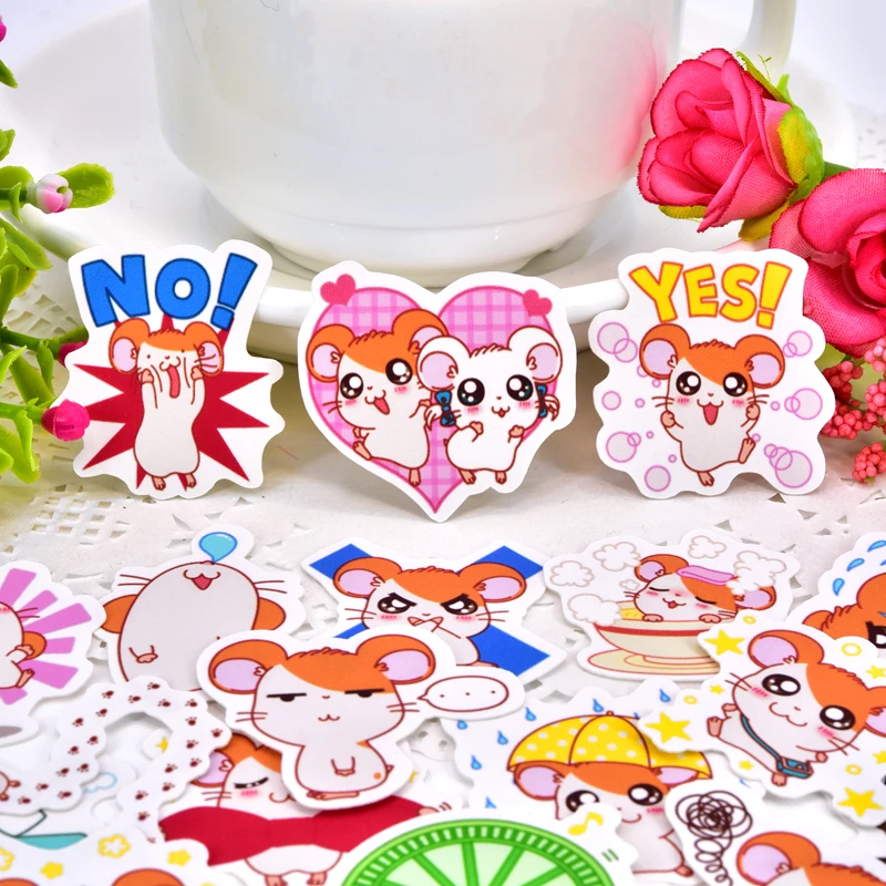 36pcs kawaii Little Hamster Hamtaro Sticker Self-made stickers scrapbooking Decorative decoration /bullet journal pegatinas
36pcs kawaii Little Hamster Hamtaro Sticker Self-made stickers scrapbooking Decorative decoration /bullet journal pegatinas