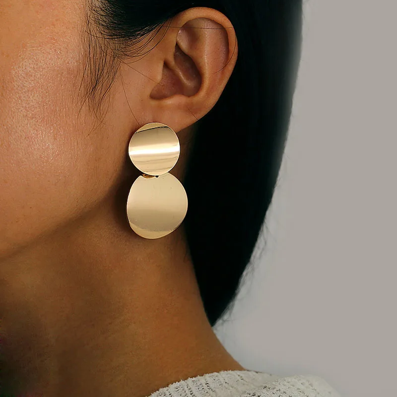 2019 New Simple Earrings Popular Wild Personality Round Lady Geometric Exaggerated Element Earrings
2019 New Simple Earrings Popular Wild Personality Round Lady Geometric Exaggerated Element Earrings