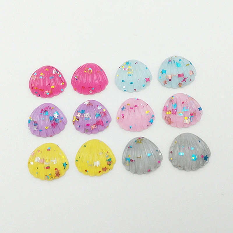 10PC Colorful Sequined Shell Flat Back Resin Accessories Jewelry Making Decorative Material Slime DIY Children Craft Supplies
10PC Colorful Sequined Shell Flat Back Resin Accessories Jewelry Making Decorative Material Slime DIY Children Craft Supplies