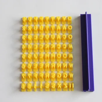 50pcs New DIY Alphabet Plastic Cake Mould Letter Impress Biscuit Cookie Cutter Press Stamp Embosser Fondant Mold wa3686
50pcs New DIY Alphabet Plastic Cake Mould Letter Impress Biscuit Cookie Cutter Press Stamp Embosser Fondant Mold wa3686
