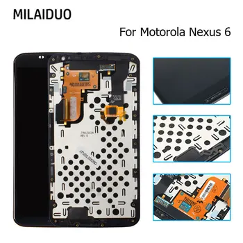 LCD Display For Motorola Nexus 6 XT1100 XT1103 Touch Screen Digitizer LCD For Google 6 Assembly Replacement Black With Frame
LCD Display For Motorola Nexus 6 XT1100 XT1103 Touch Screen Digitizer LCD For Google 6 Assembly Replacement Black With Frame