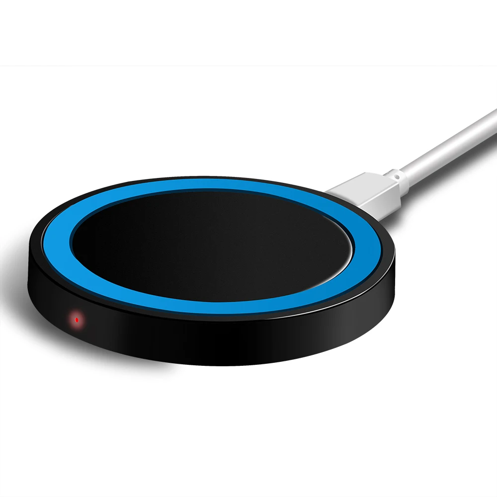 Proelio Mini Qi Wireless Charger USB Charge Pad Charging For iPhone X 8 8 Plus Samsung Galaxy S6 S7 Edge S8 Plus Note 5 8 Nokia (24)