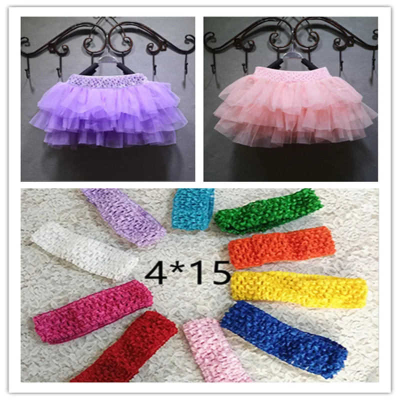 Hot 4 * 15Cm Knitted Children Crocheted Hair with High Elastic Wrapped Chest DIY Skirt Wedding Birthday Tulle Roll Accessories-S
Hot 4 * 15Cm Knitted Children Crocheted Hair with High Elastic Wrapped Chest DIY Skirt Wedding Birthday Tulle Roll Accessories-S