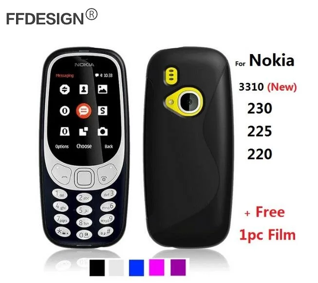 Mobile Phone Fundas Case For Nokia 3310 Silicone Gel Case For Nokia 3310 230 225 220 Case + 1pc Screen Foil Film
Mobile Phone Fundas Case For Nokia 3310 Silicone Gel Case For Nokia 3310 230 225 220 Case + 1pc Screen Foil Film